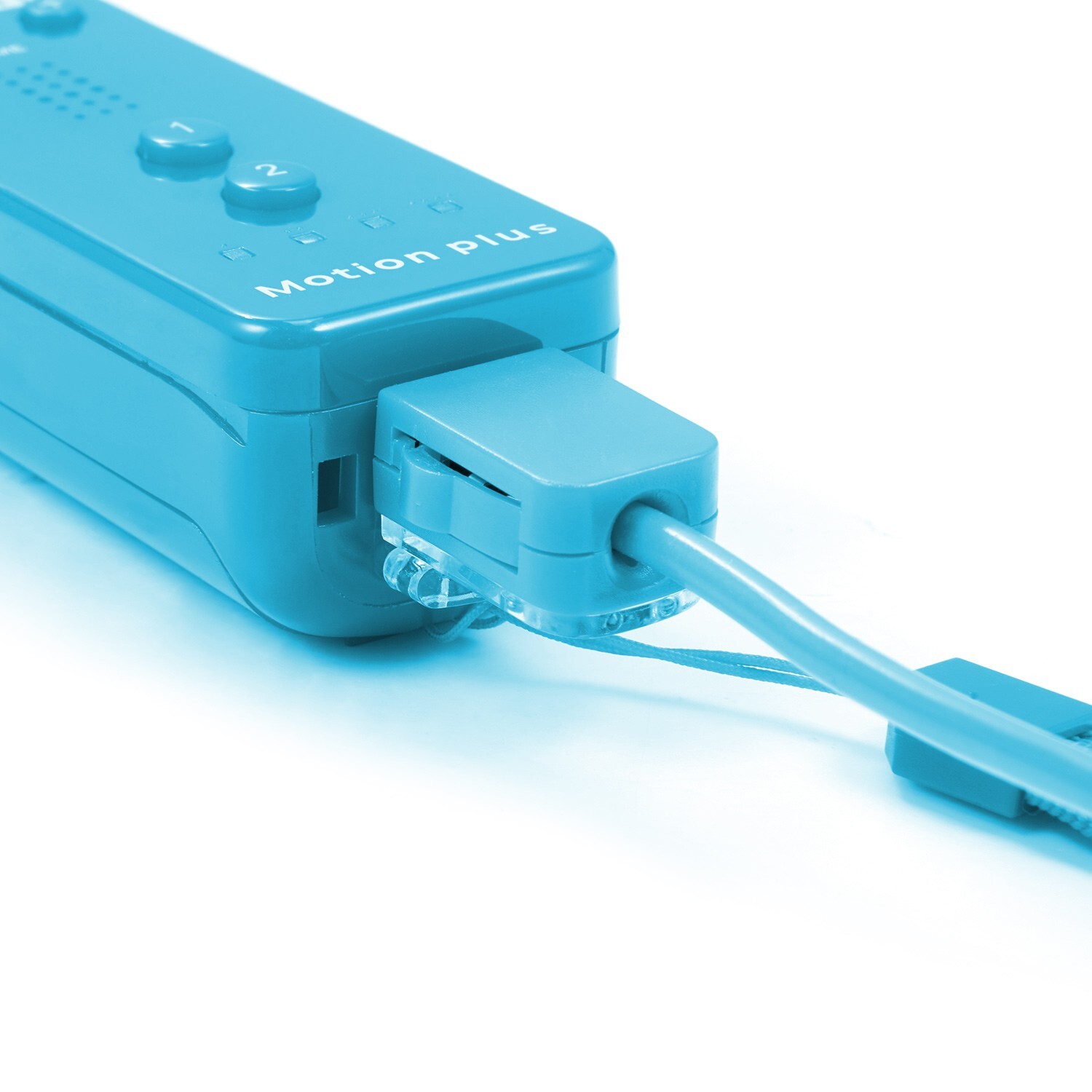 Blue Built in Motion Plus Remote Controller Nunchuck Set For Nintendo Wii Wii U