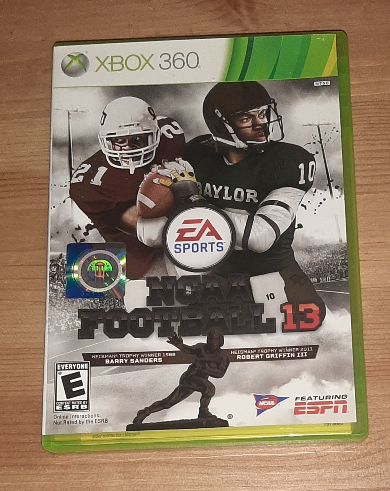 NCAA Football 13 (Xbox 360) Complete with Insert, Very Good Condition