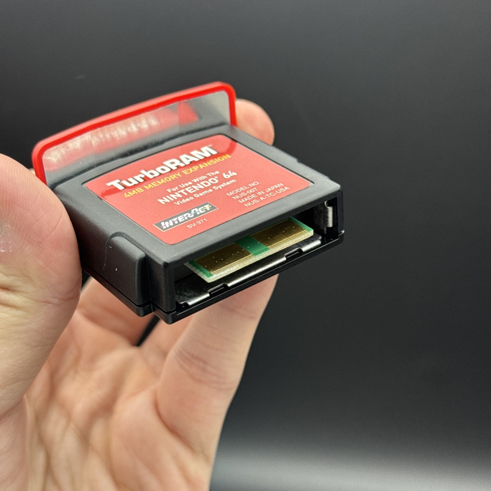InterAct TurboRAM 4MB Memory Expansion Pak N64 Nintendo 64 – NUS-007 TESTED