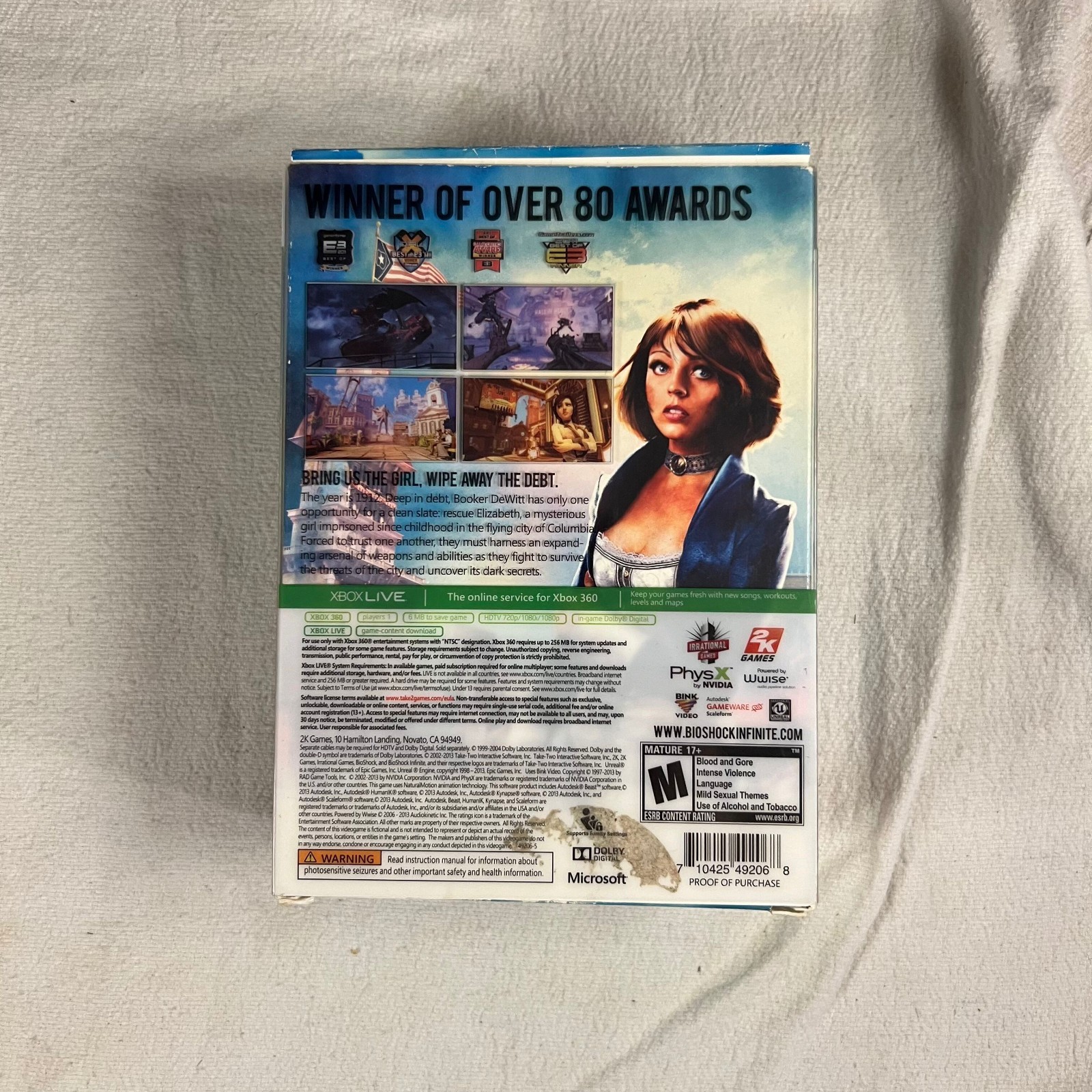BioShock Infinite — Premium Edition (Microsoft Xbox 360, 2013)