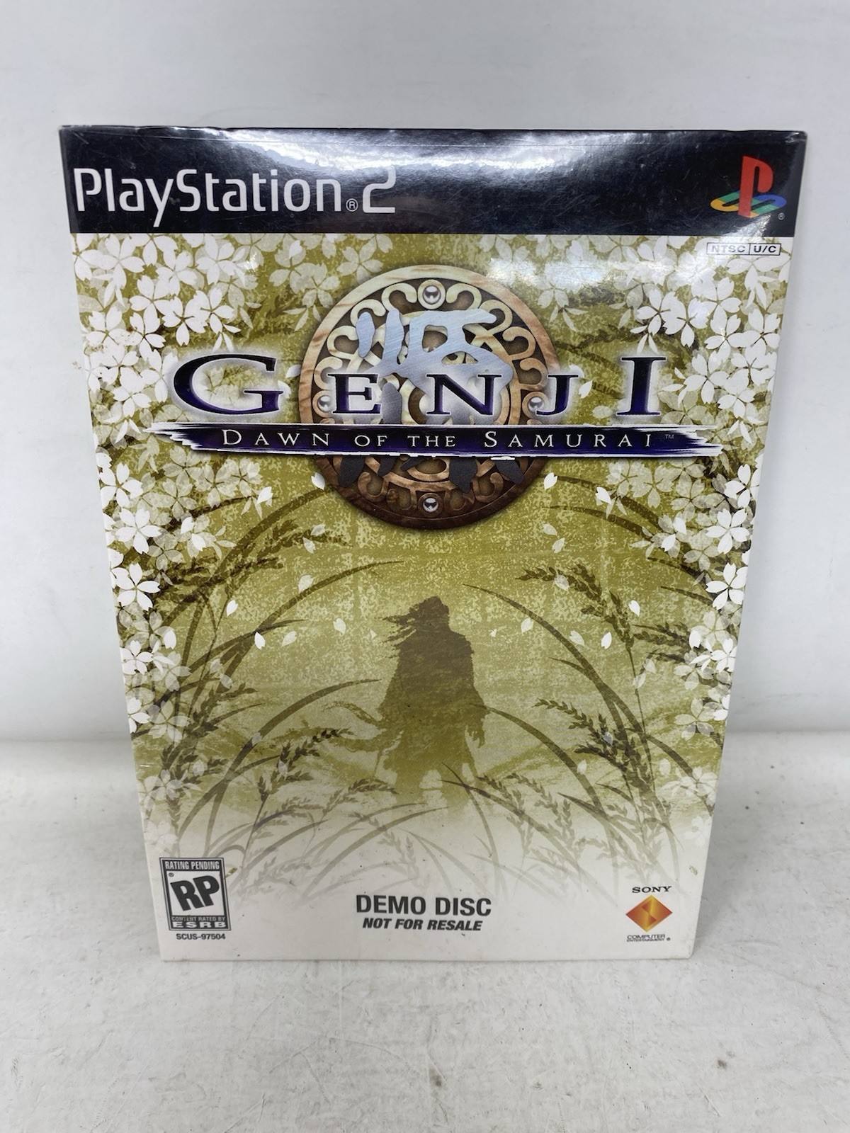 Genji Playstation 2 PS2 Promotional Promo Store Demo Sealed New VTG