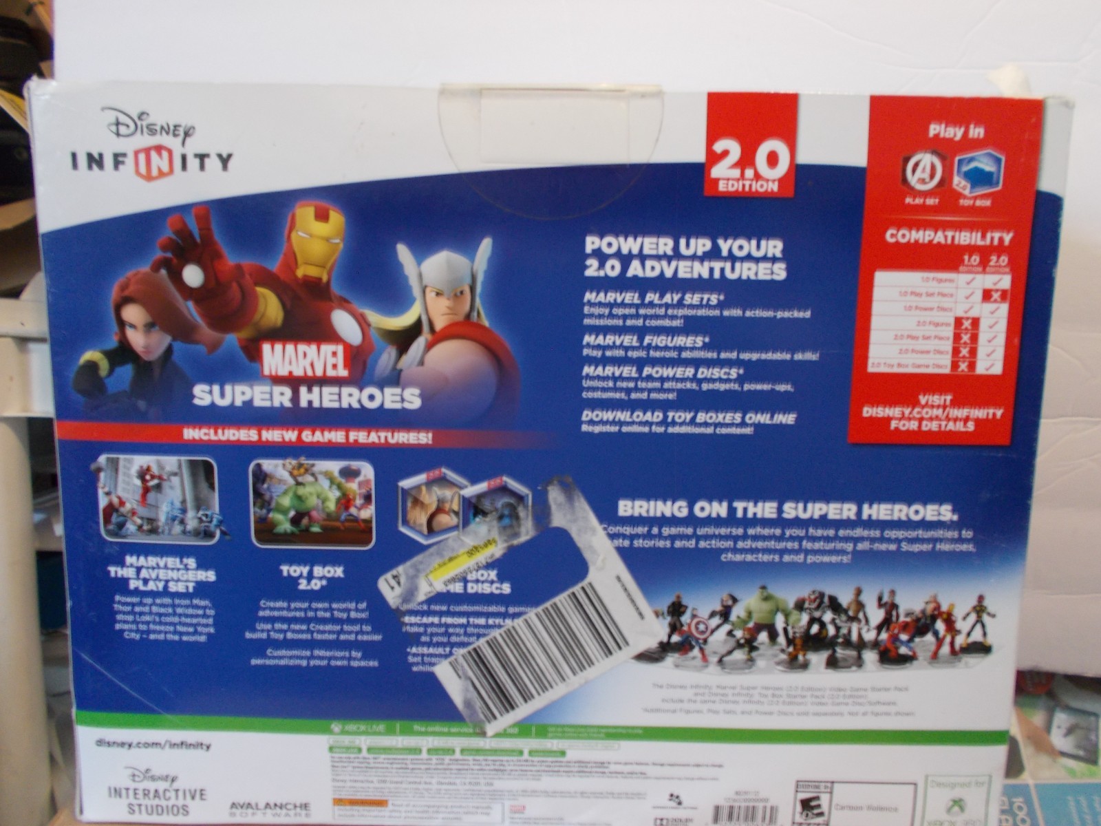 XBOX 360 Disney Infinity 2.0 Edition Marvel Super Heroes Starter Pack Sealed New