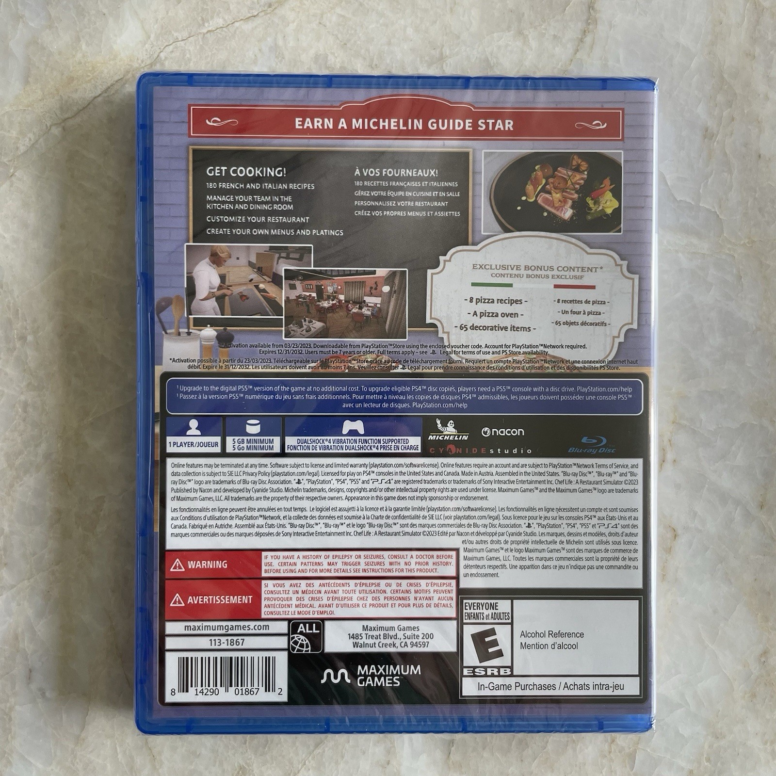 Chef Life: A Restaurant Simulator – Al Forno Edition – Sony PlayStation 4 New