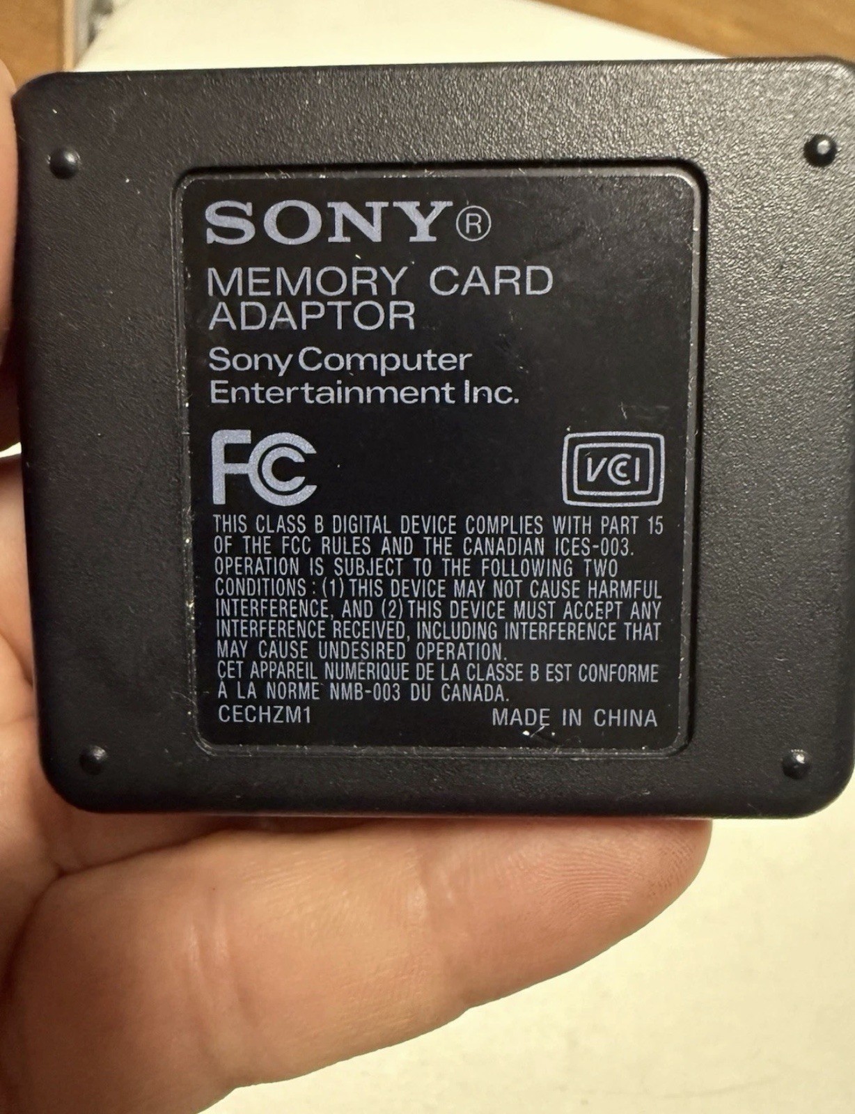 Sony Playstation 3 Memory Card Adapter CECHZM1, will include cord