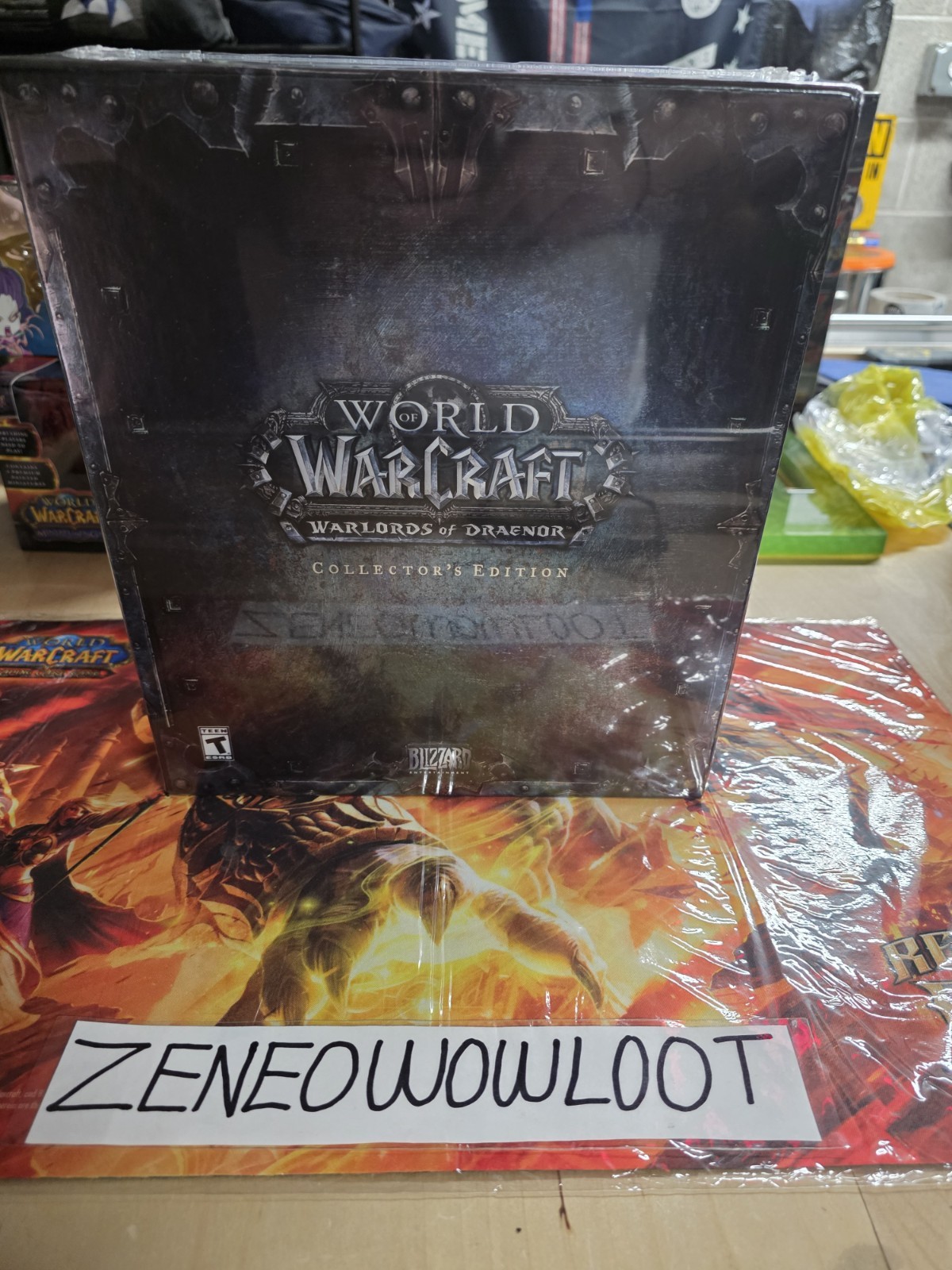 WORLD OF WARCRAFT WARLORDS OF DRAENOR COLLECTOR’S EDITION NEW SEALED LOOK WOW