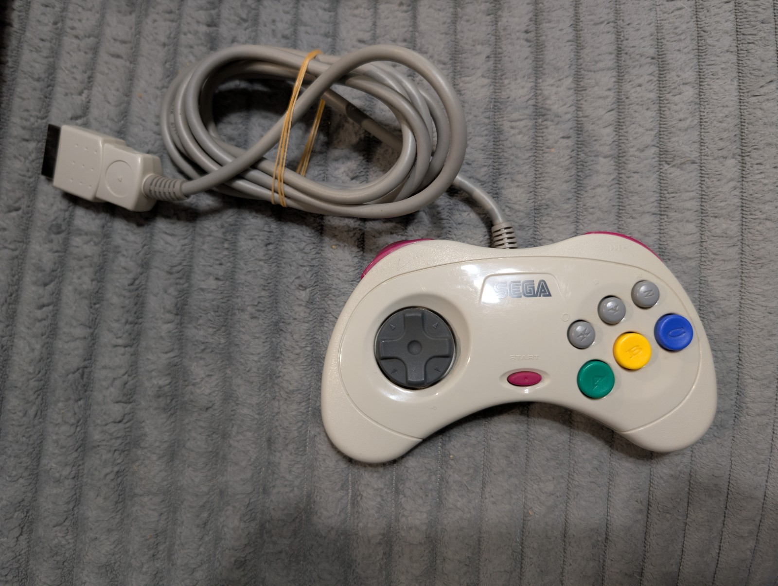 Japanese Sega Saturn console, Controller, A/V Cable, 1-4MB RAM, 128Gb SD!!