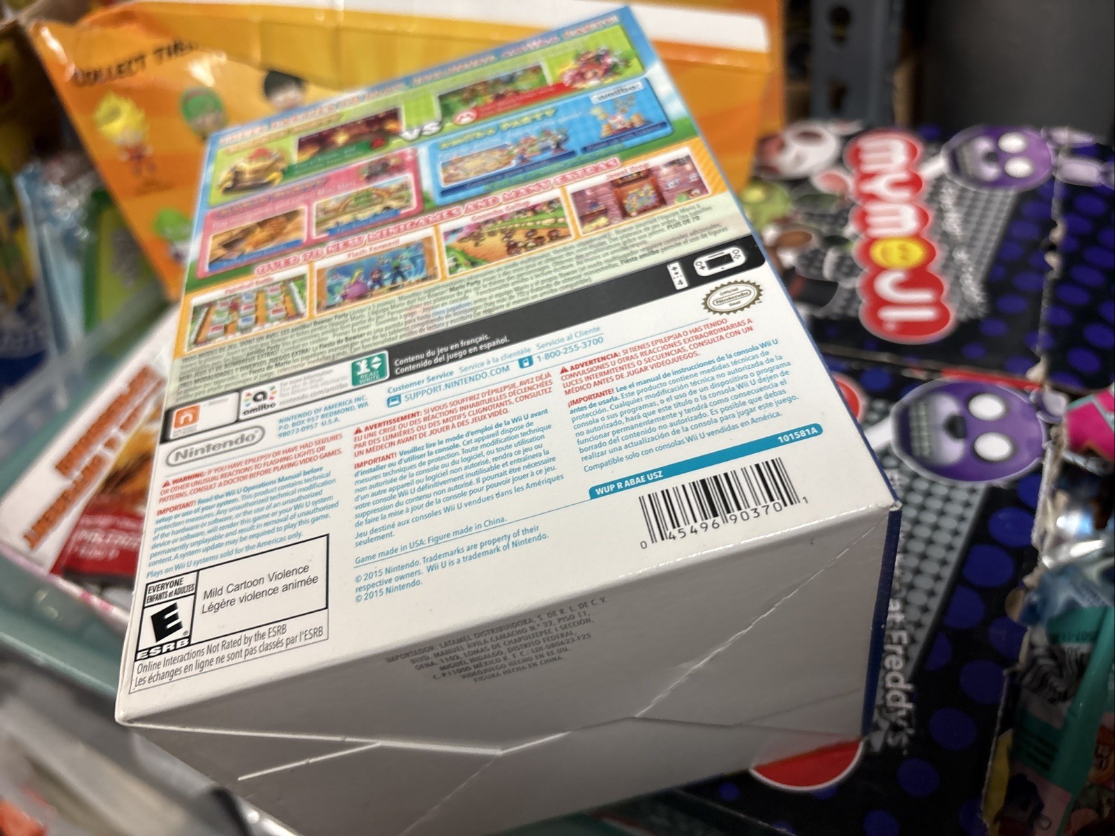 Mario Party 10 (Wii U, 2015) BOX with Amiibo Mario – Nintendo new sealed wear
