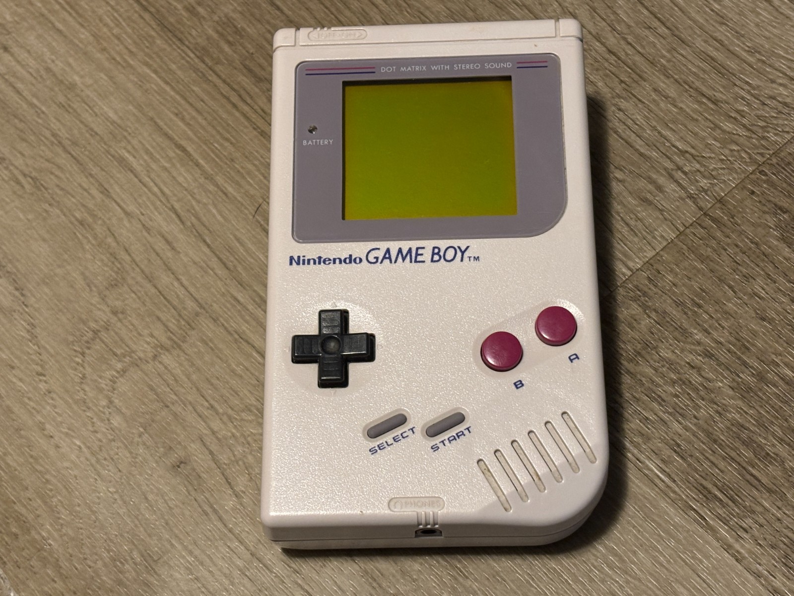Nintendo Game Boy Original Handheld Gray Console System Good Shape Works Great