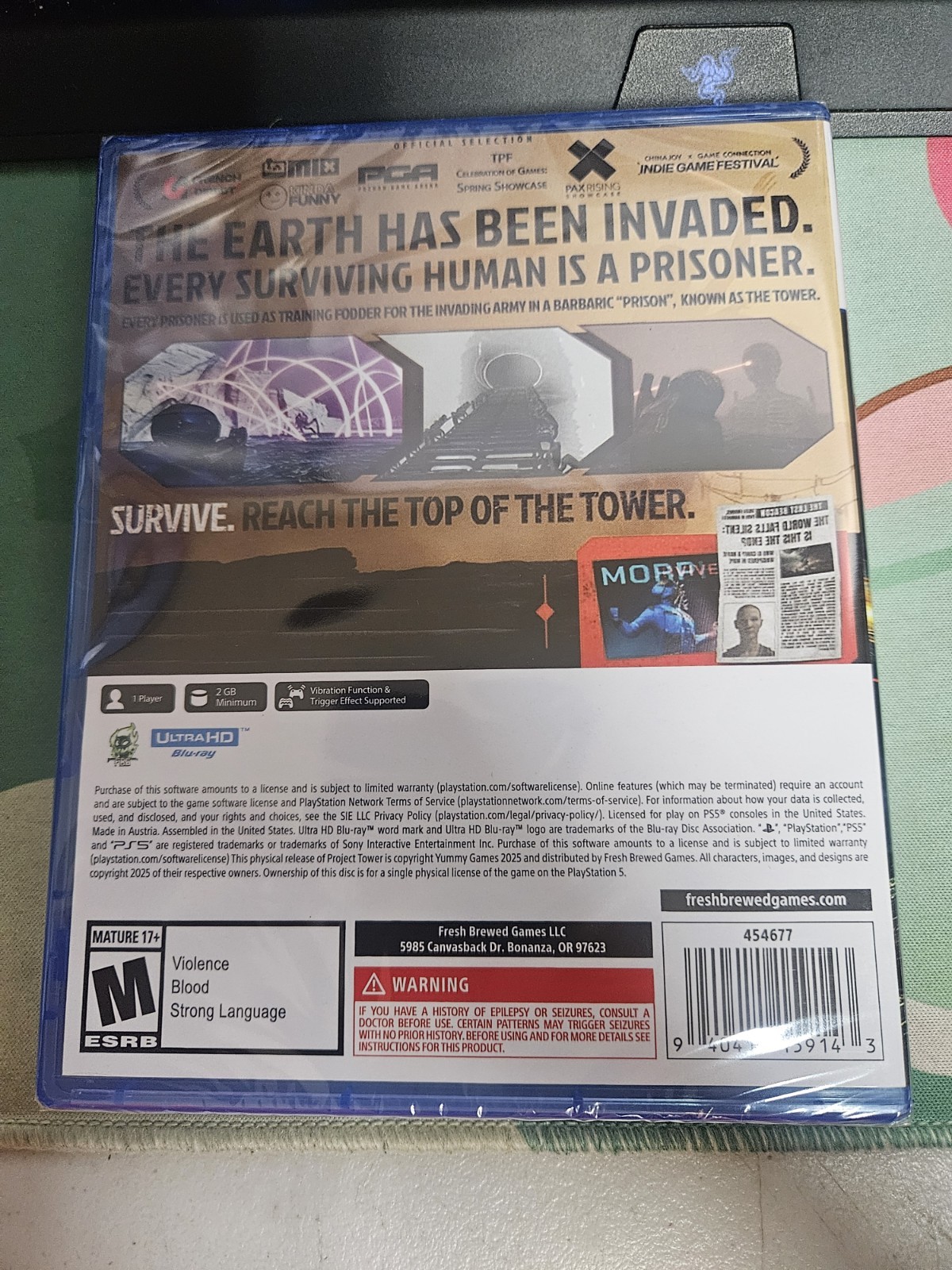 Project Tower Sony PlayStation 5 PS5 NTSC ESRB RARE Limited to 200 Units NEW