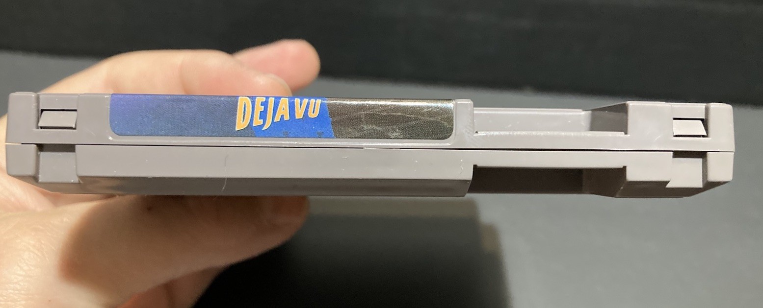 Nintendo Entertainment System “DEJA VU”NES Game Cartridge 1990 Tested