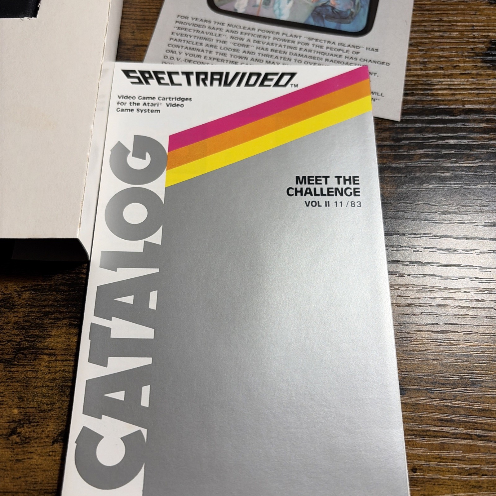 China Syndrome for Atari 2600 Complete In Box CIB Great Shape Tested