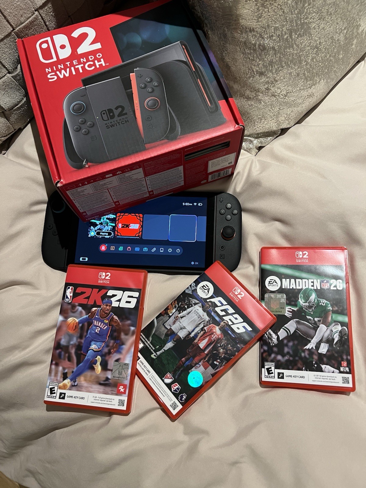 BRAND NEW – Nintendo Switch 2 – System Console Handheld Comes With Games