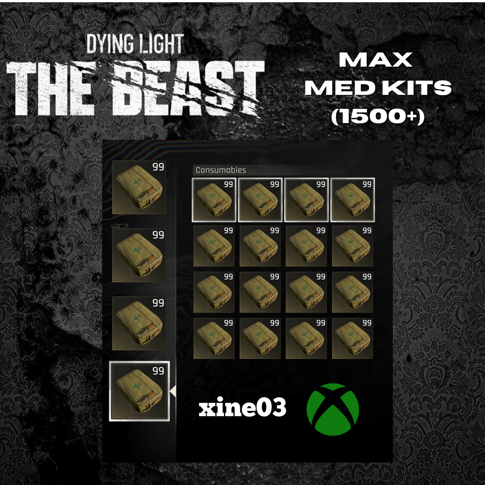 ✅Dying Light The Beast In Game Items Money & Weapons (Xbox One & Series X/S)✅