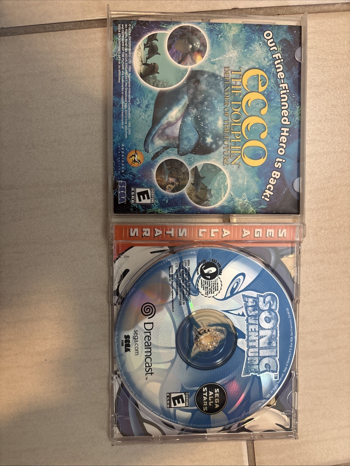 Sonic Adventure Sega Dreamcast Complete