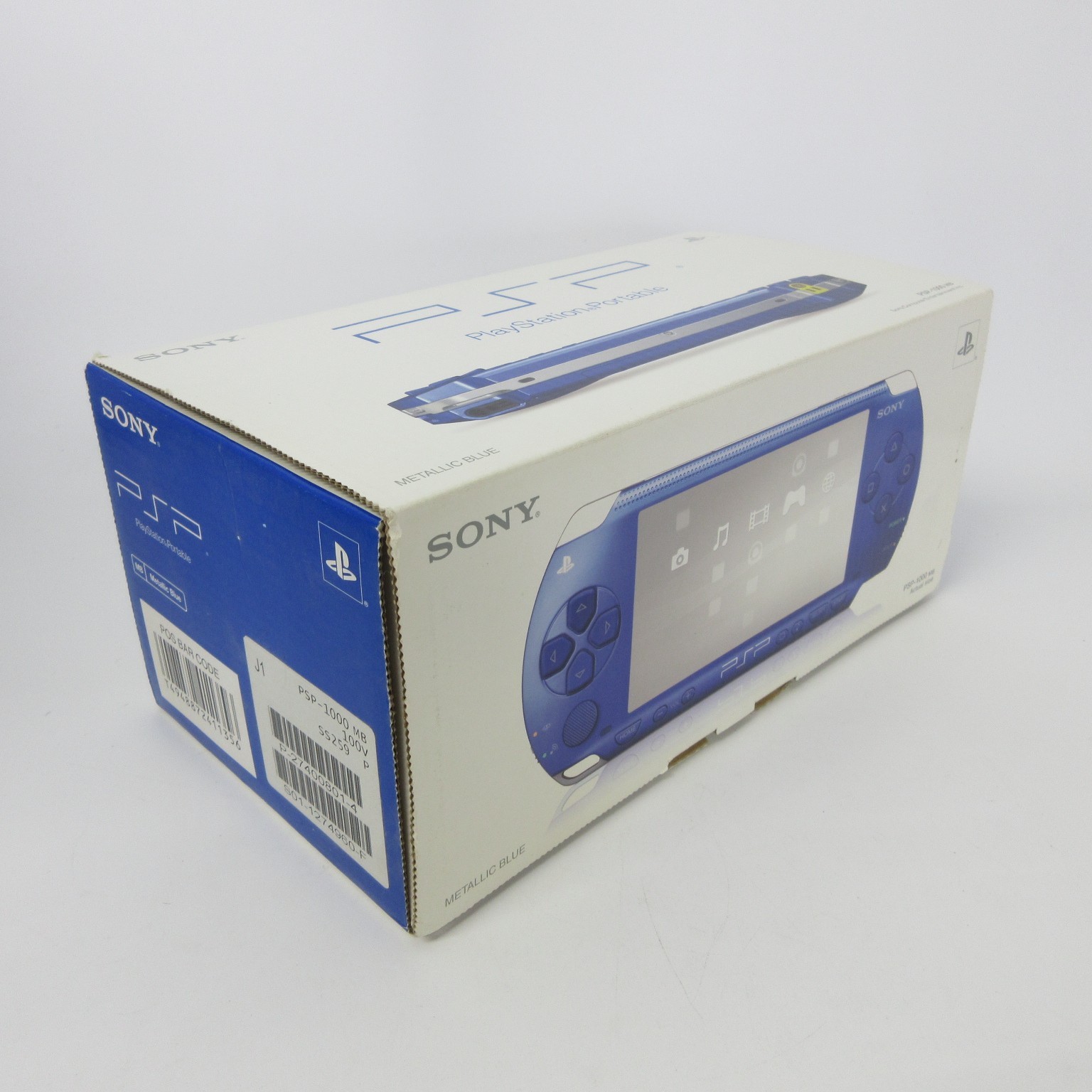 【Very Good】Sony PSP-1000 Metallic blue Console No Battery Japan Ver. #DEN08/0701