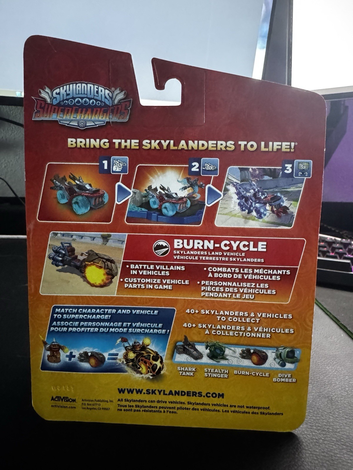 Activision Skylanders Superchargers Burn-Cycle Vehicle Figure