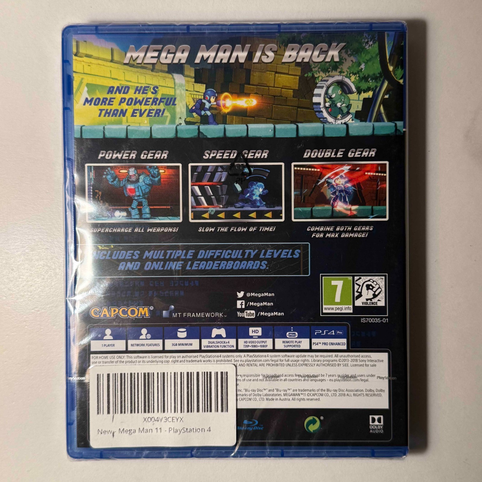 Mega Man 11 | PS4 | UK Import – Region Free | Lot #6 | NEW