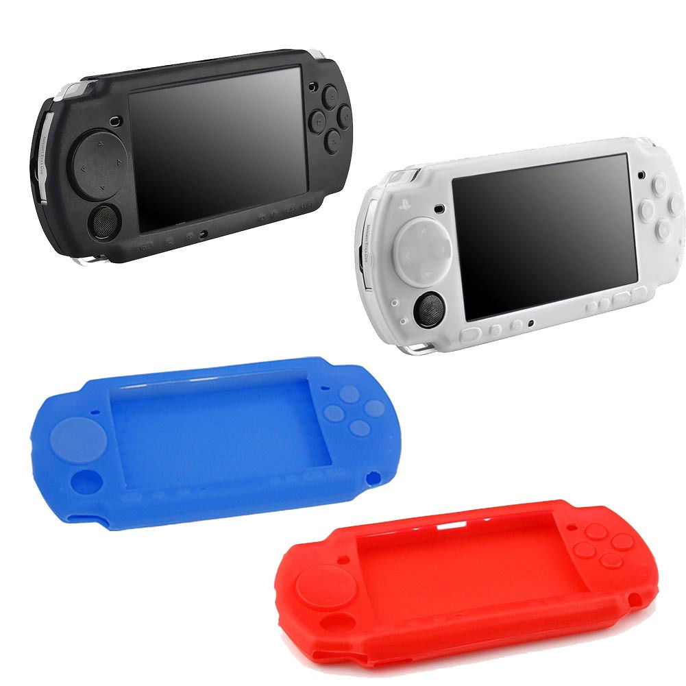 US Silicone Rubber Gel Skin Case Cover Compatible For Sony PSP 2000 3000 Game