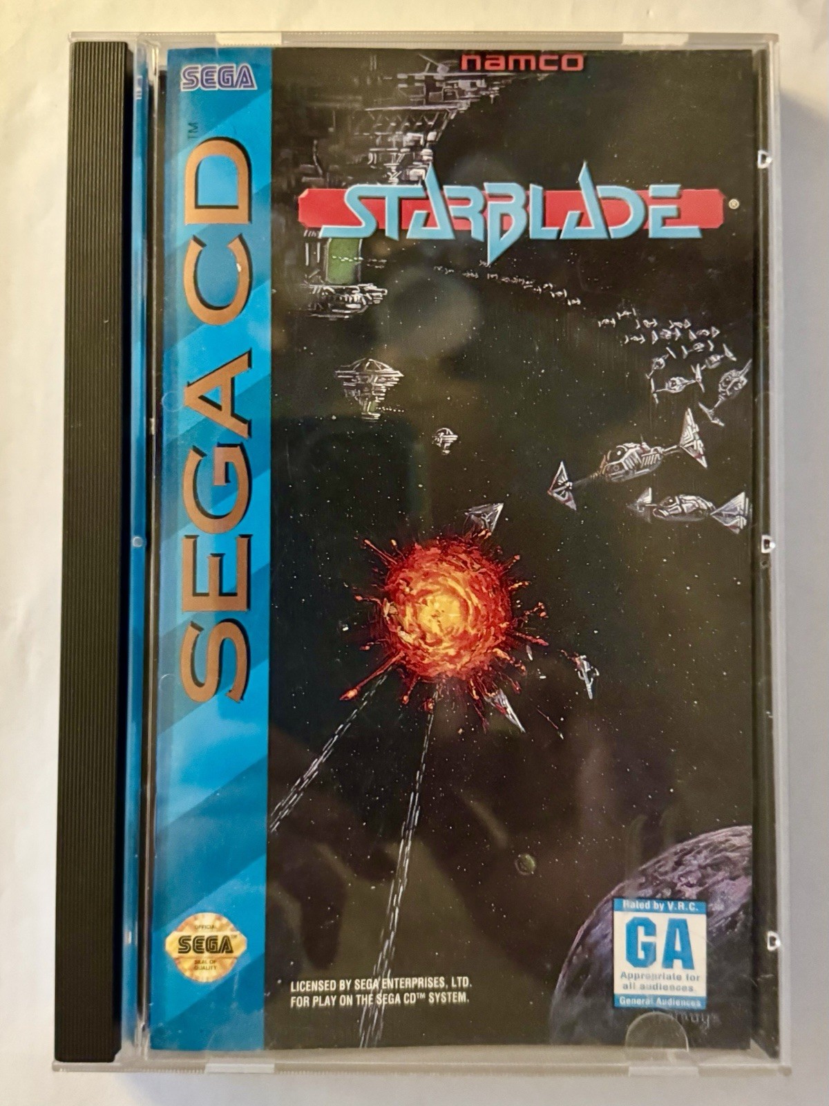 Starblade (Sega CD, 1994) CIB Complete in Box w Manual + Reg Card + Foam