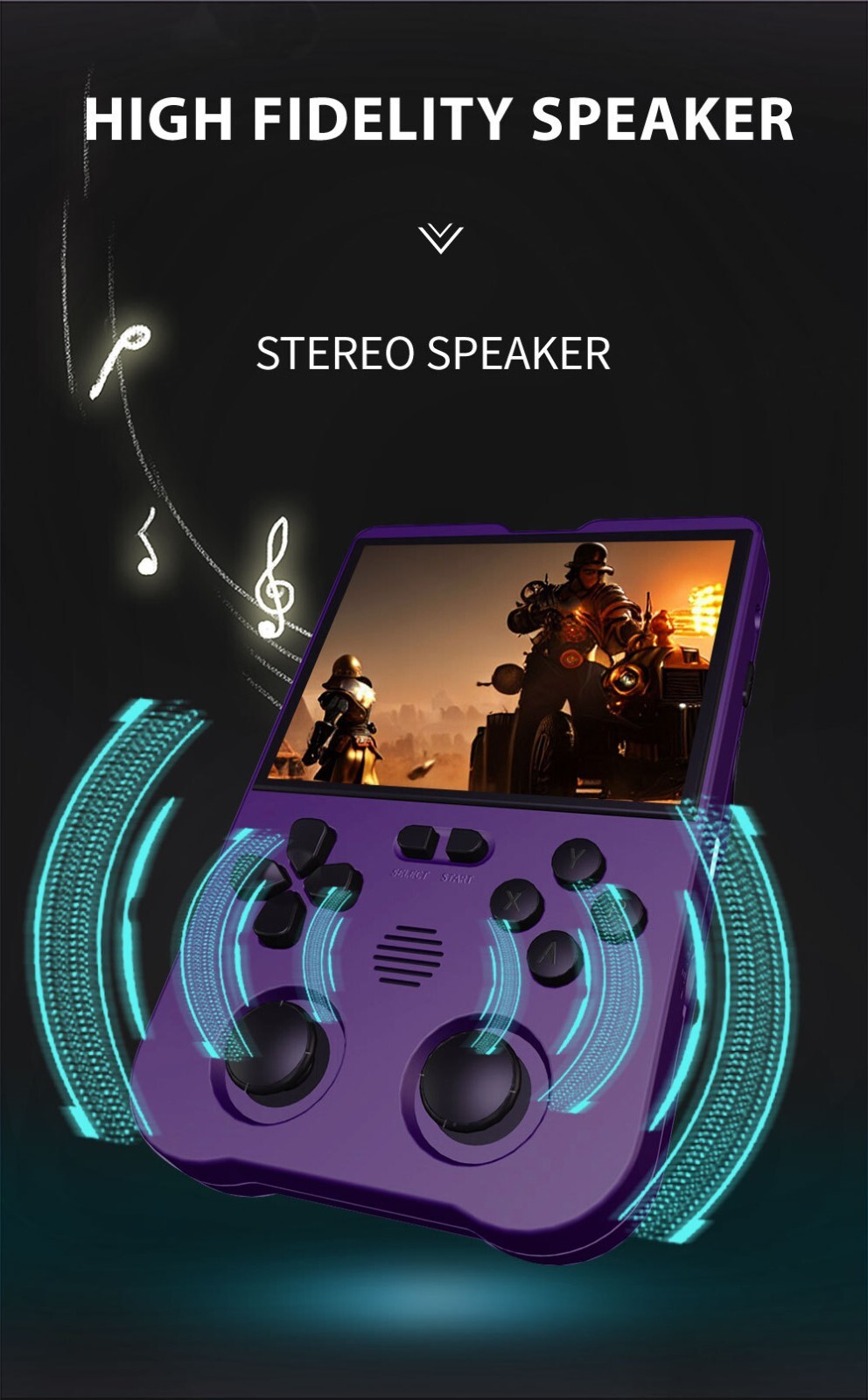 XU10 Retro Video Game Console Handheld 3.5” IPS Linux Kids Toy Gift 3000mAh AU