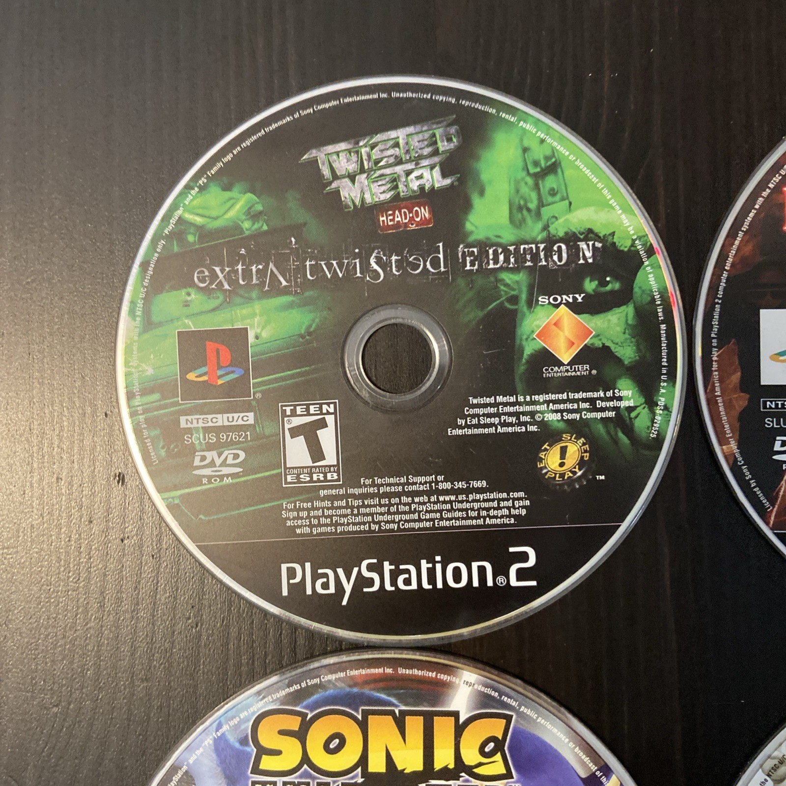 Lot of 6 Loose Playstation 2 Disc Only Tested Resident Evil Jak Twisted Metal