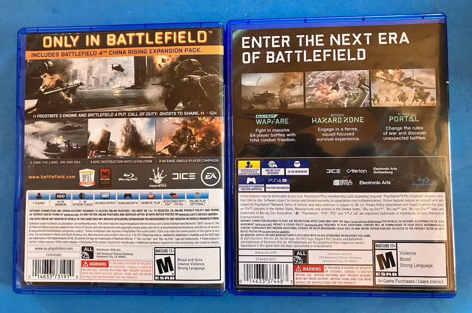 Battlefield 4 + Battlefield 2042 Combo for Sony PlayStation 4 PS4 – Ships Free