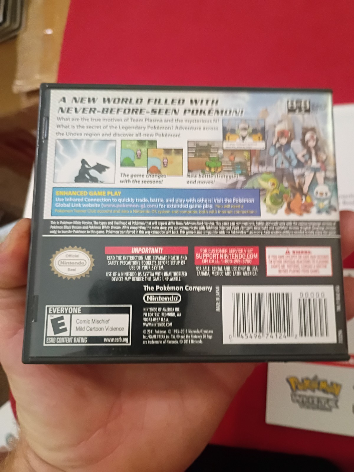 Pokemon White Version Nintendo DS, 2011 Complete CIB W/ Inserts Authentic Tested