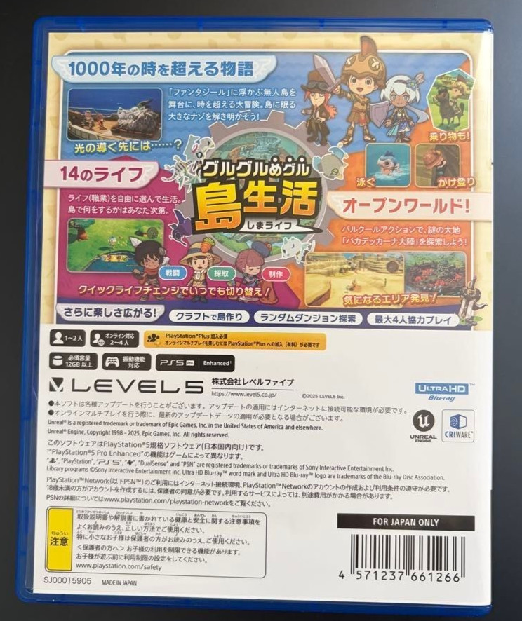 FANTASY LIFE i The Girl Who Steals Time PS5 Software Multilingual