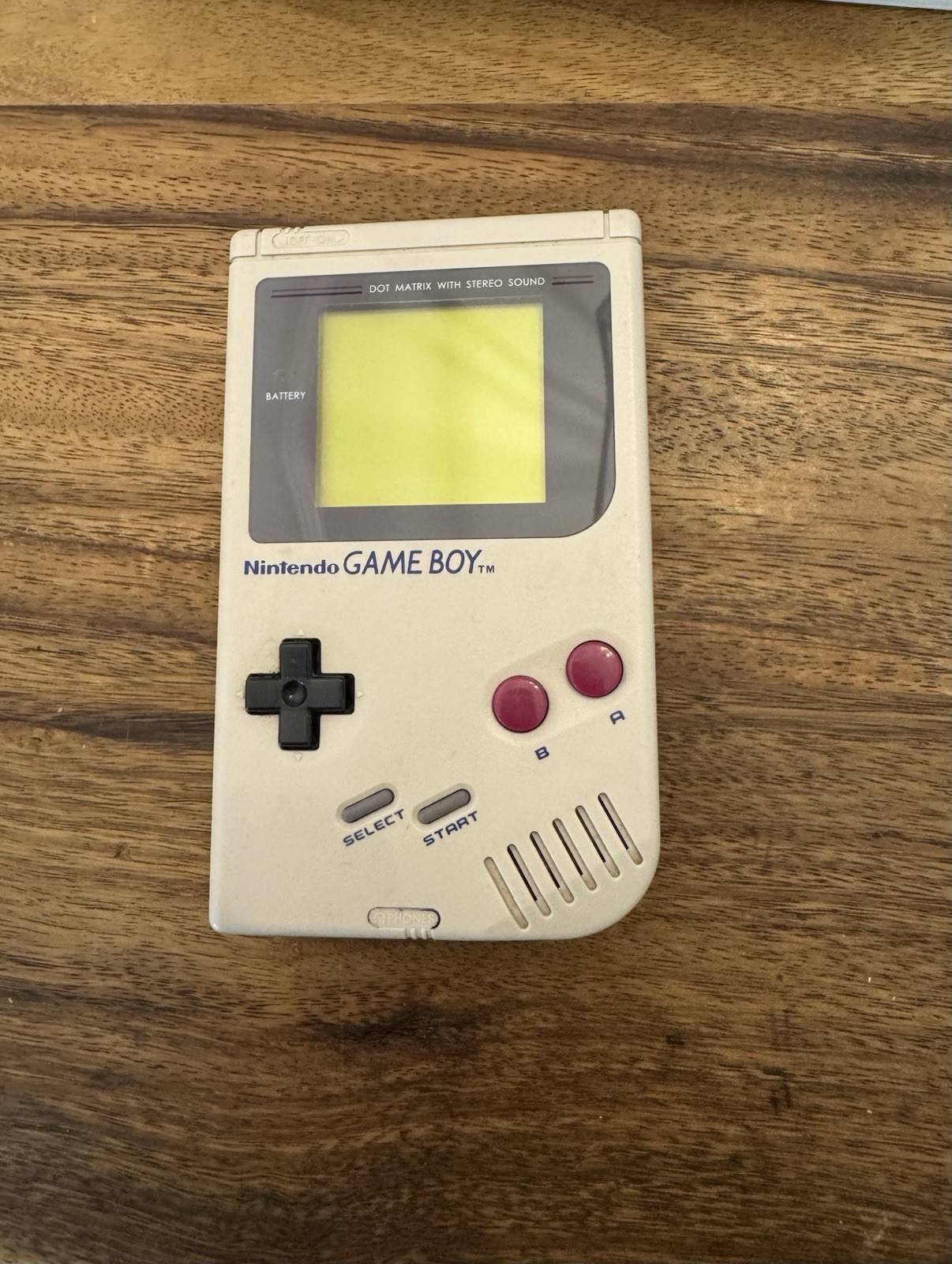Original Game Boy 1989 DMG-01 Gameboy w/ Box, Foam, Cable, Inserts – WORKS!