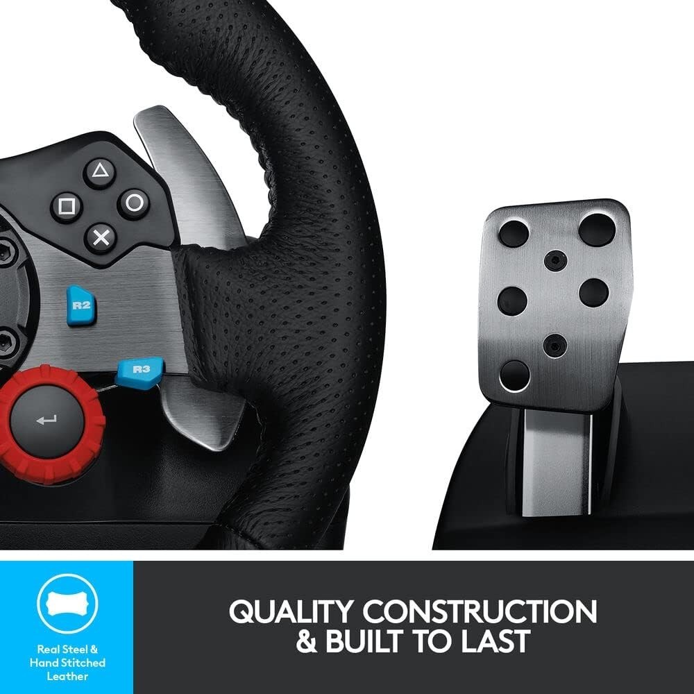 Logitech G29 Driving Force Race Wheel + Shifter Bundle For PS4 PS3