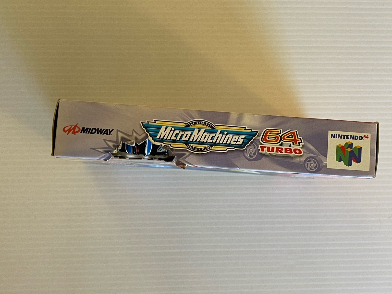 Micro Machines 64 Turbo (Nintendo 64, 1999) Original Box And Vehicle Only Rare