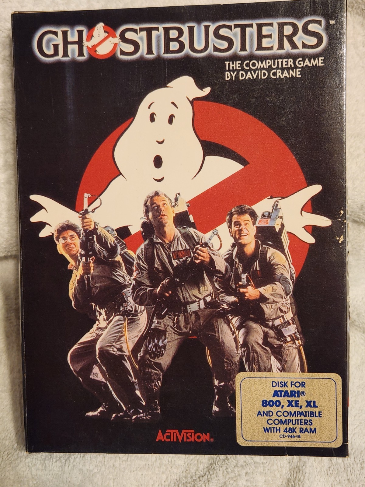 Ghostbusters-the computer game (atari disk 1984) with box and instructions