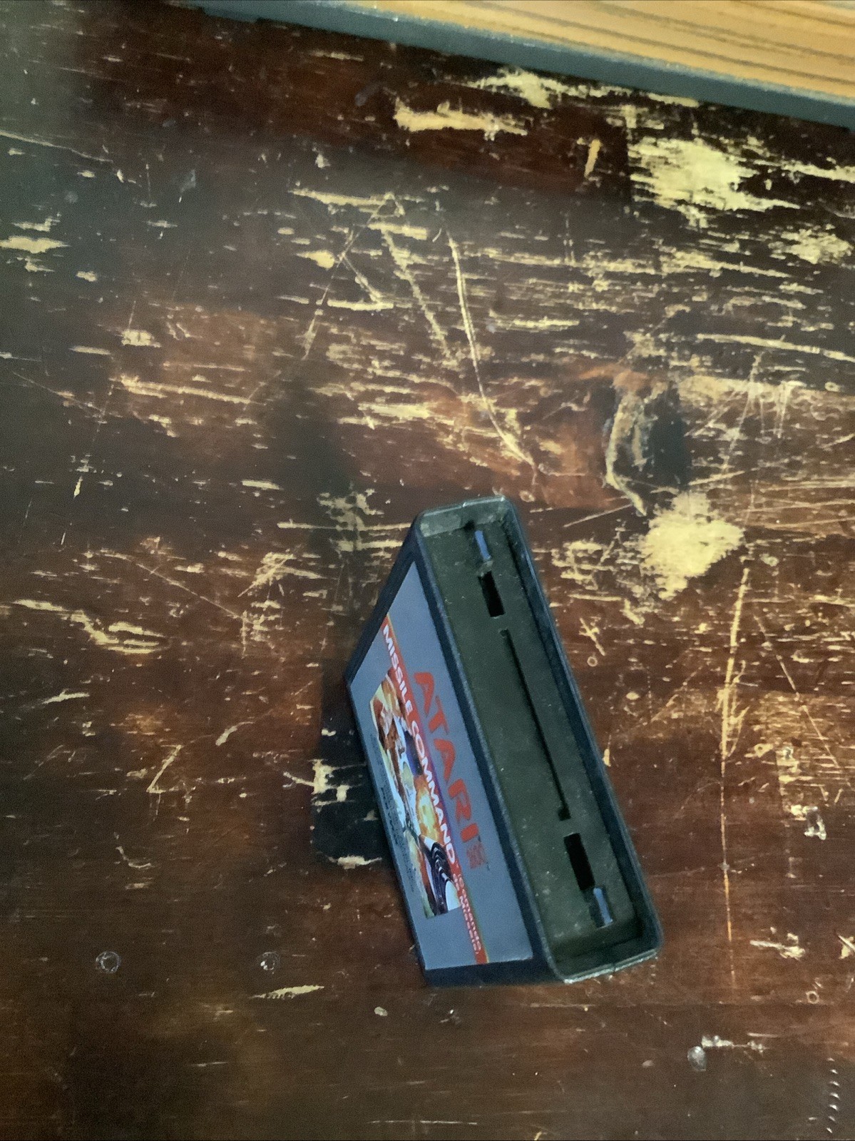 Atari 2600 Missile Command Brazil Video Game Polyvox Cartridge Vintage Rare