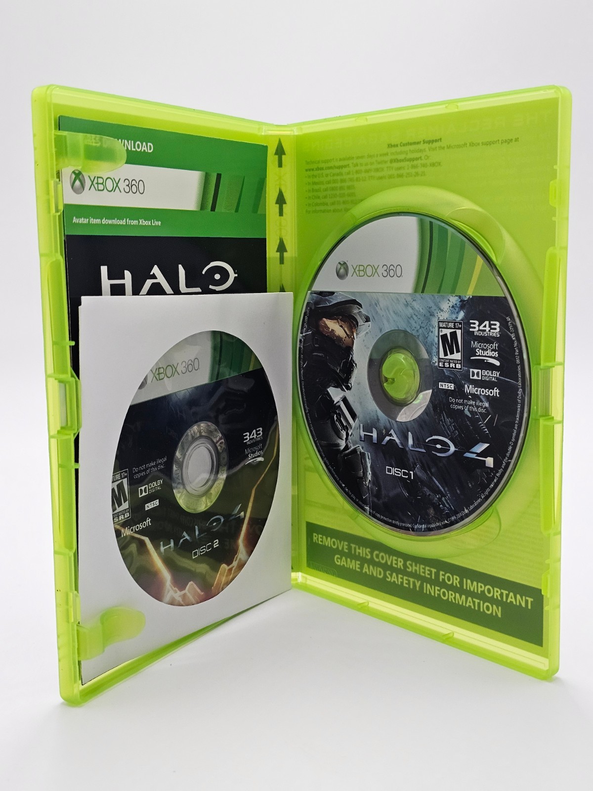 Microsoft Xbox 360 Halo 4 CIB Cleaned & Tested
