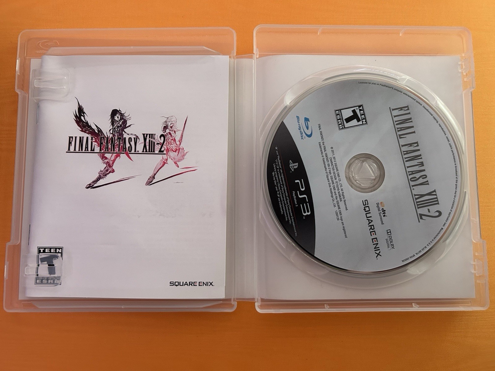 Final Fantasy XIII-2 for PlayStation 3 – Game Disk and Original Case