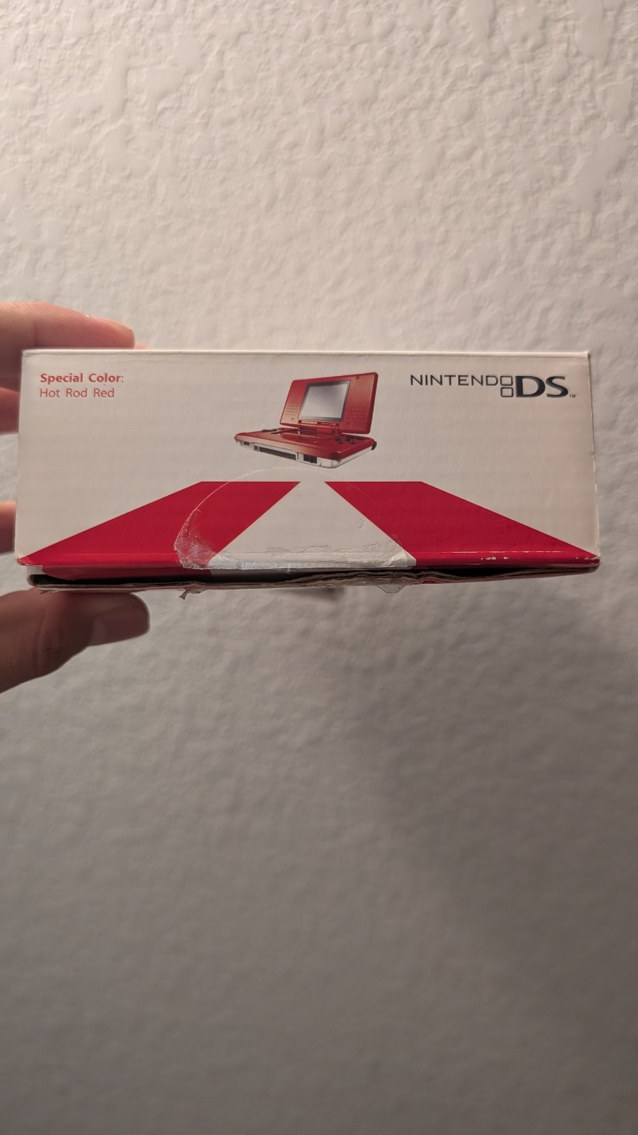 Nintendo DS Hot Rod Red Wi-Fi Handheld Console NTSC-U/C w/ Mario Kart DS