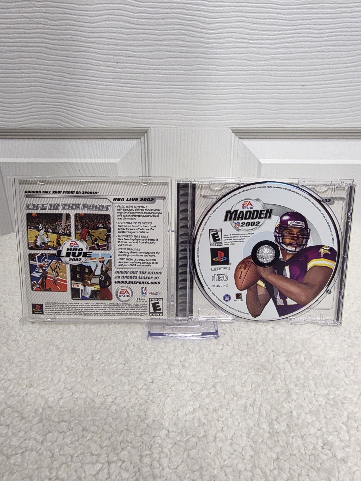 Madden NFL 2002 (Sony PlayStation 1, 2001) Ps1 CIB W/ REG CARD