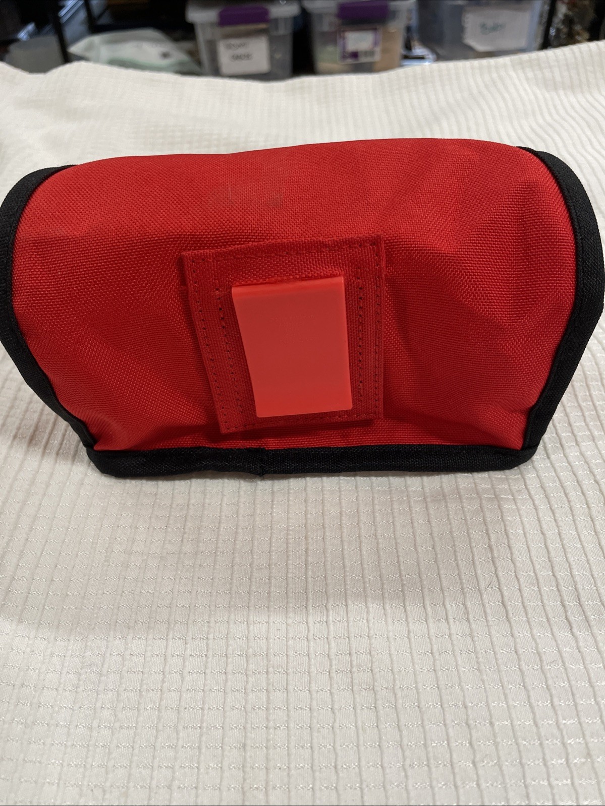 2016 Tomy Pokemon Nintendo Red Trainer Kit Bag Carrying Case