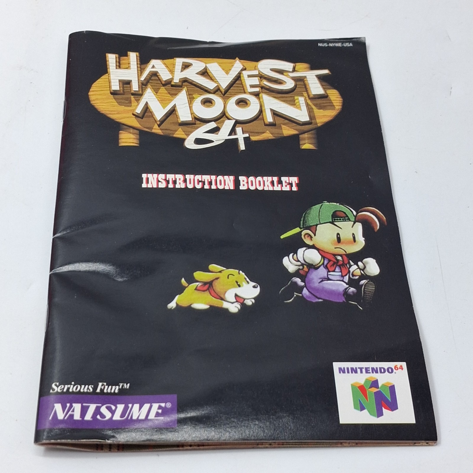 Nintendo 64 Harvest Moon 64 N64 Authentic Empty Box And Manual Only No Cartridge