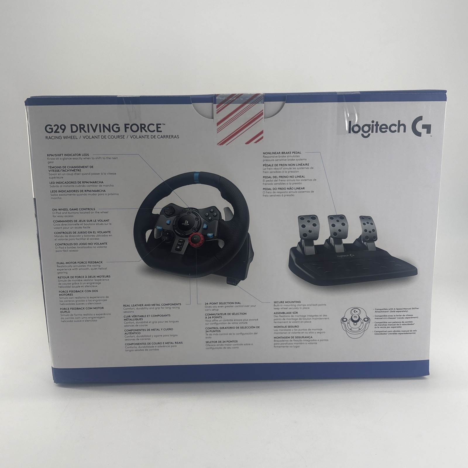 Logitech G29 Driving Force Racing Wheel and Pedals