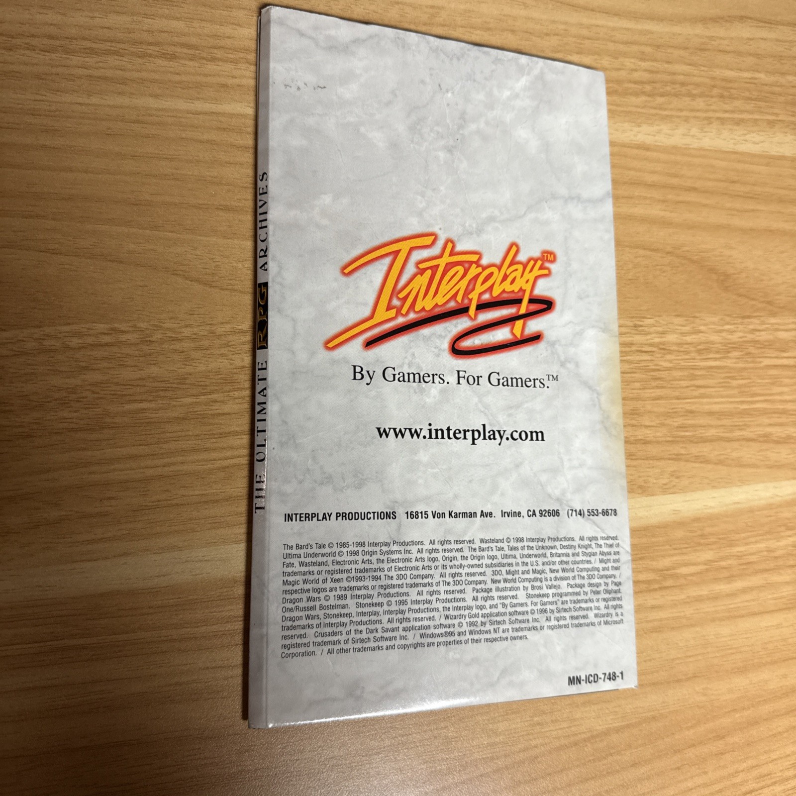 The Ultimate RPG Archives (Interplay) – – PC CD-ROM Might And Magic, Wizardry ++