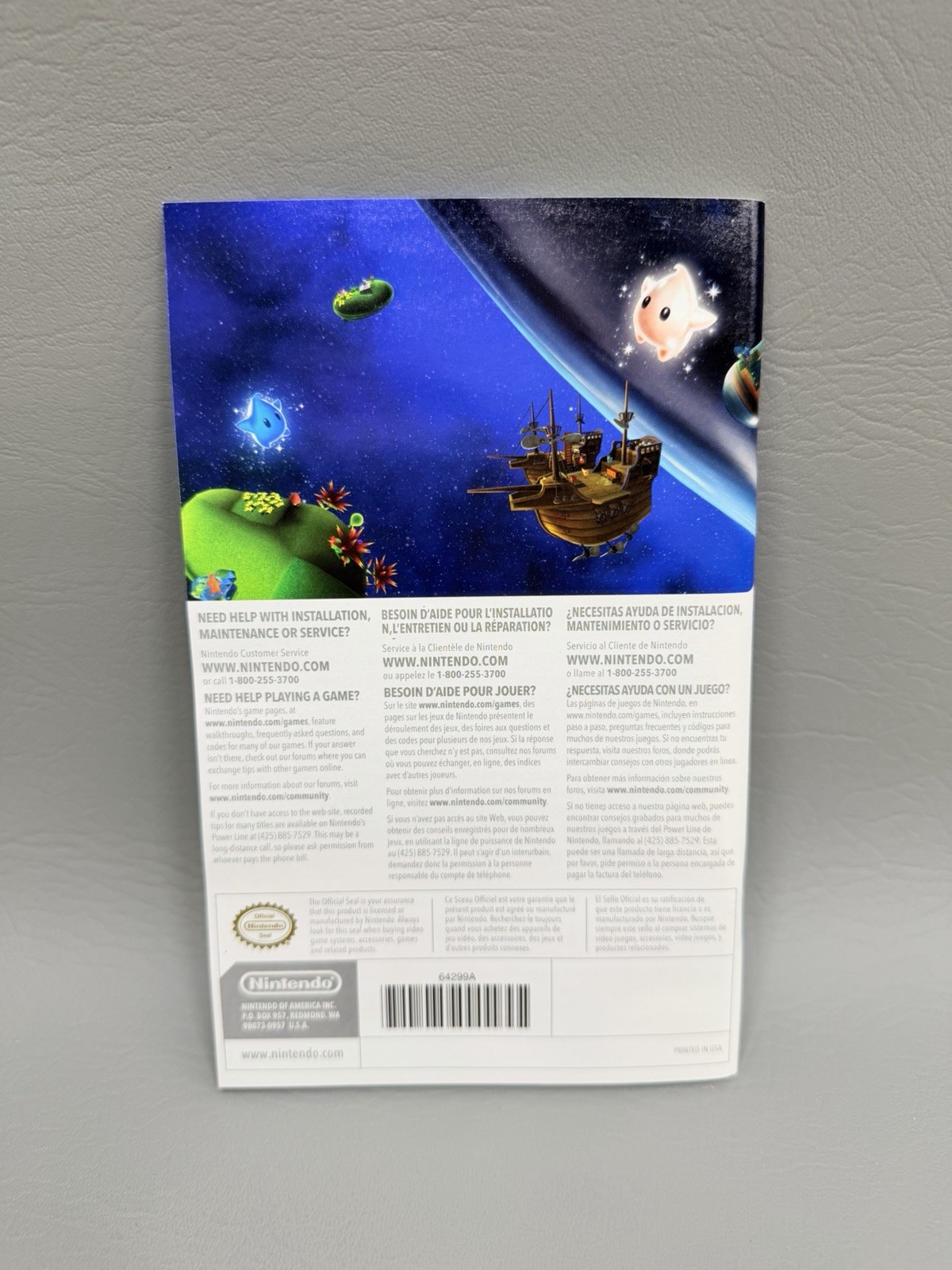 Super Mario Galaxy Nintendo Wii Complete CIB – Top Quality + 1yr Warranty