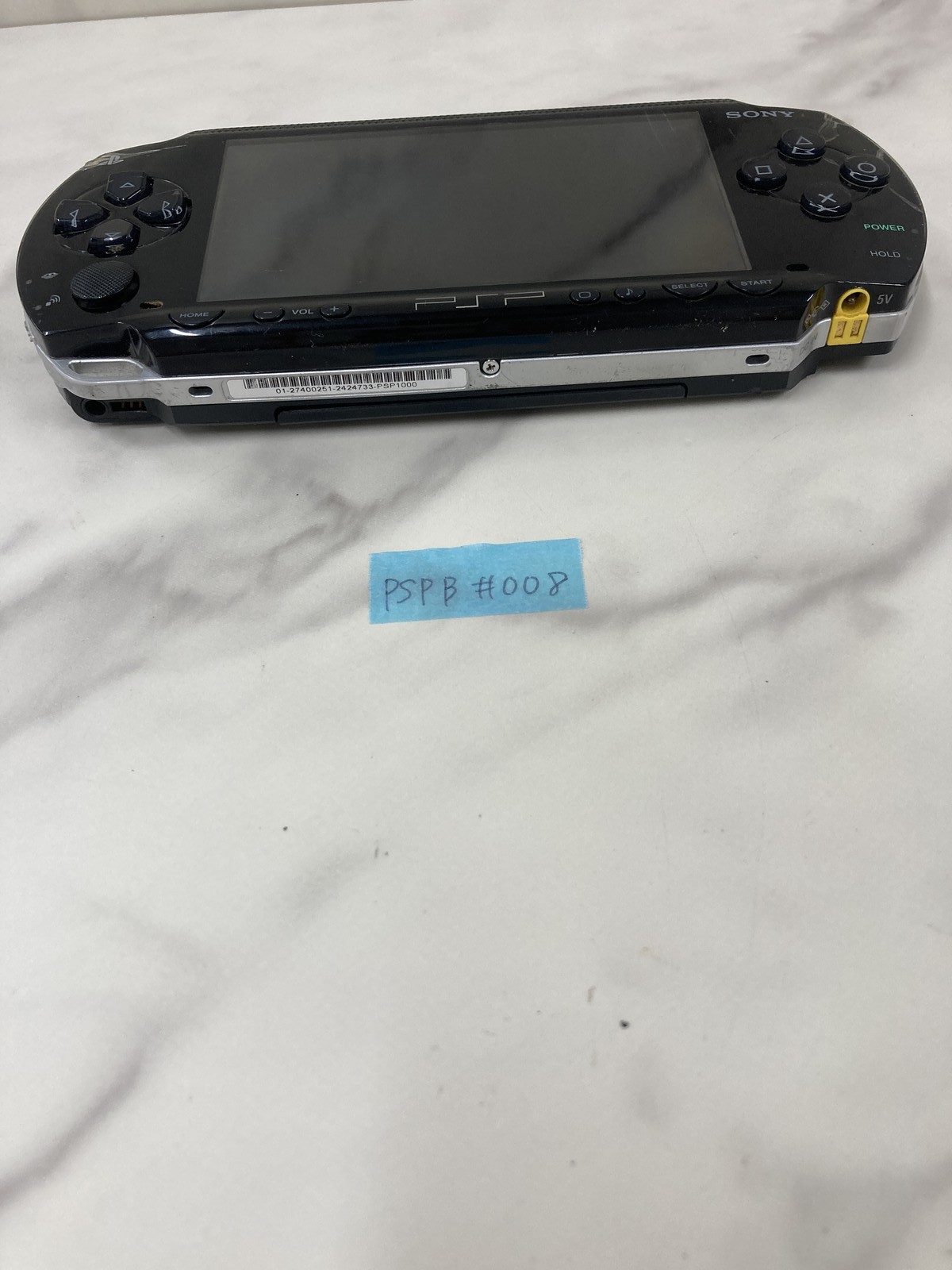 Used Black PSP-1000 Console only | Tested | US Shipping | PSPB#008