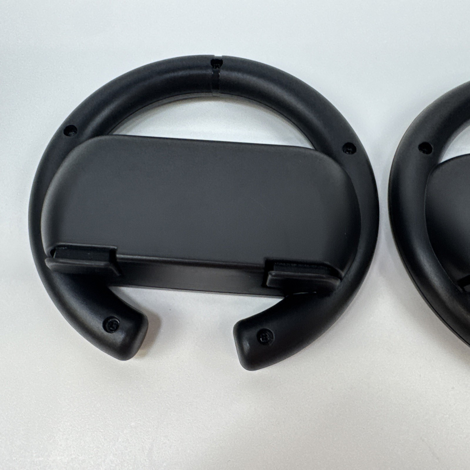 Black Steering Wheel Set for Nintendo Switch Joy-Con Mario Kart (Unbranded)