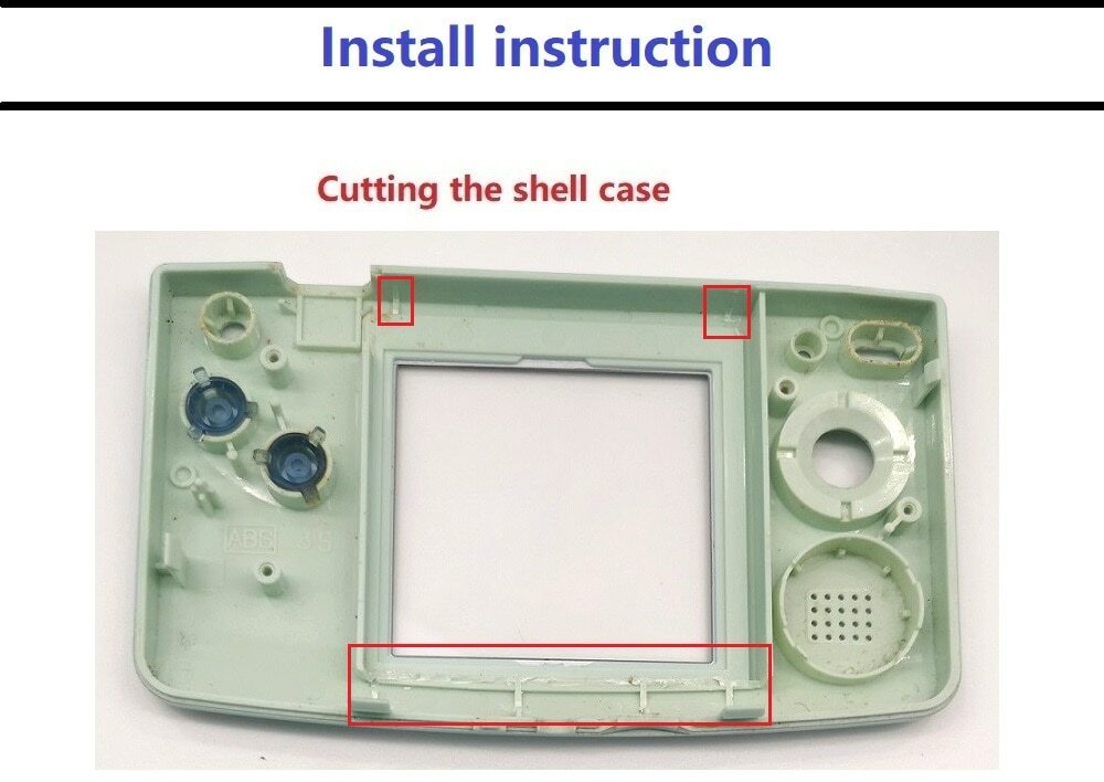 Neo Geo Pocket Color SLIM OSD Q5 IPS Backlight Mod Kit