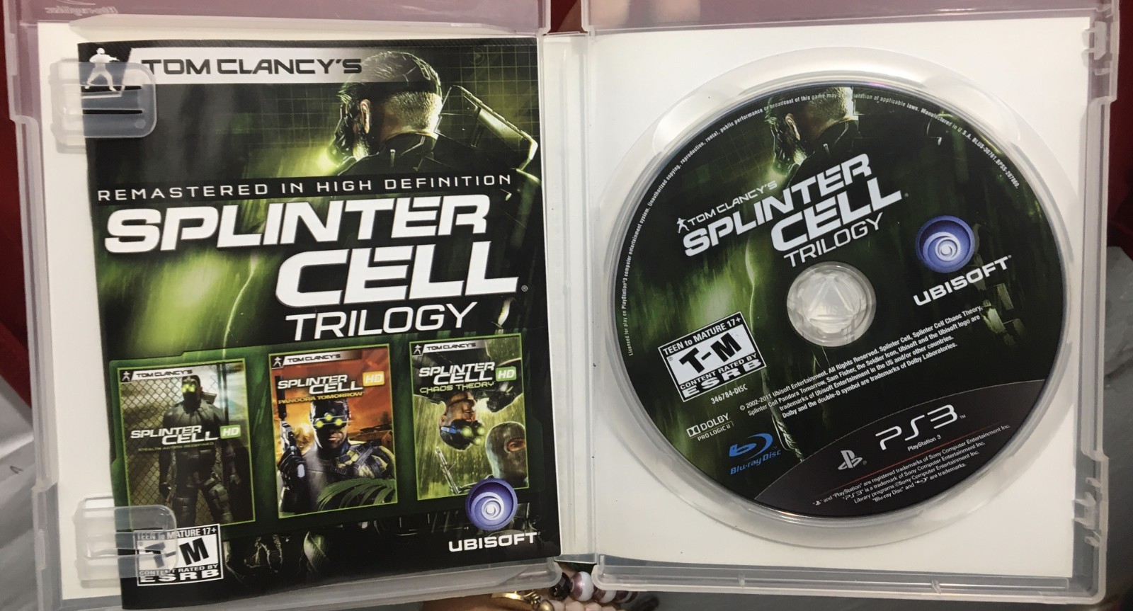 Tom Clancy’s Splinter Cell Trilogy PS3 Complete In Box $55