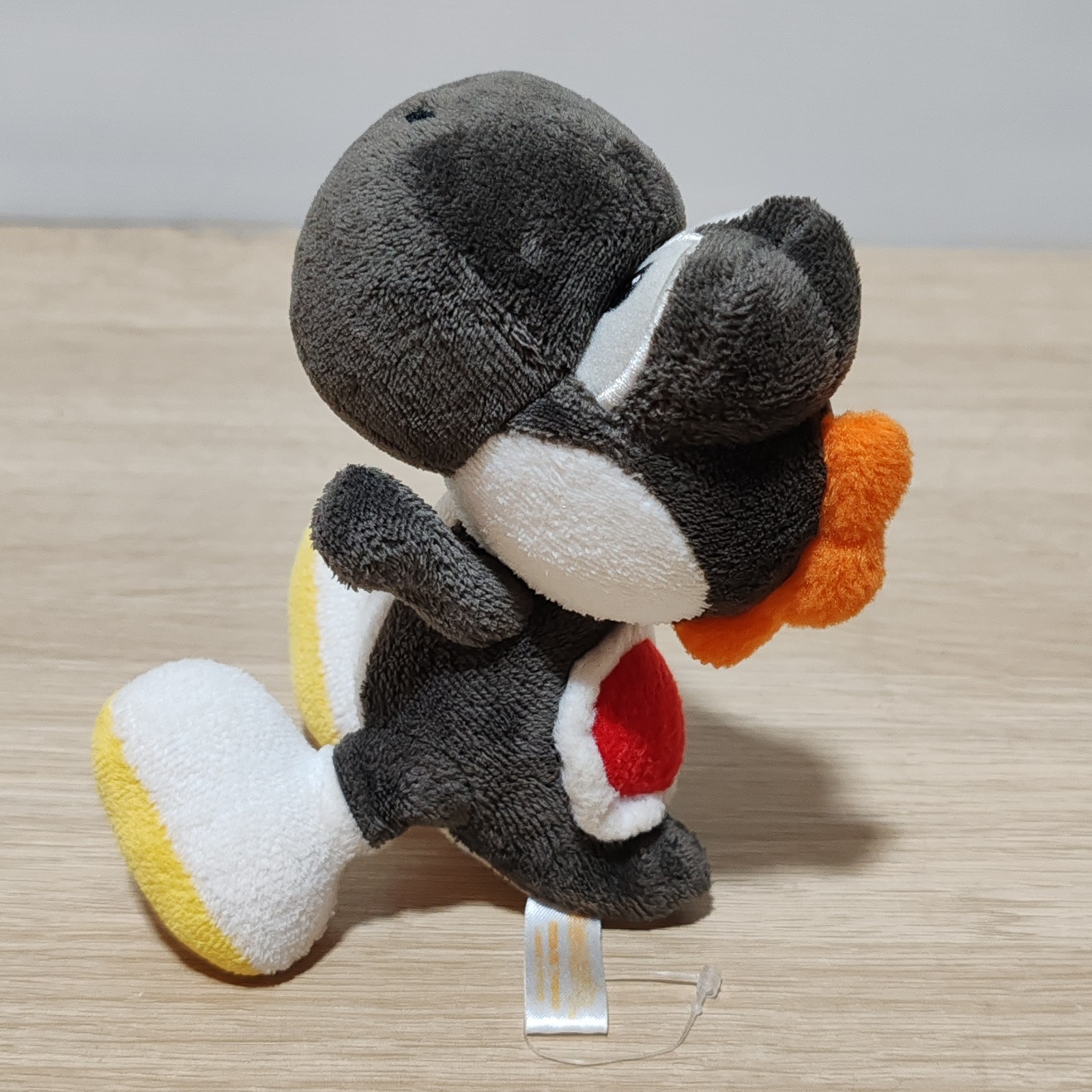 Yoshi Island DS Black Yossy Plush Toy 2007 Nintendo Sanei Super Mario Japan 6″