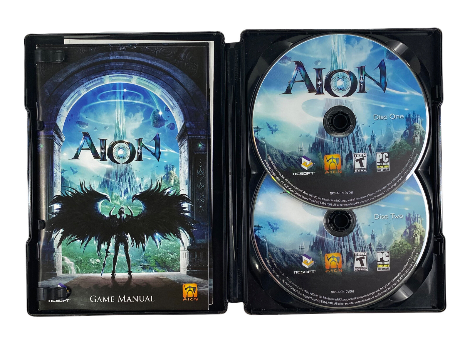 AION A WORLD DIVIDED – PC Video Game – STEELBOOK Edition