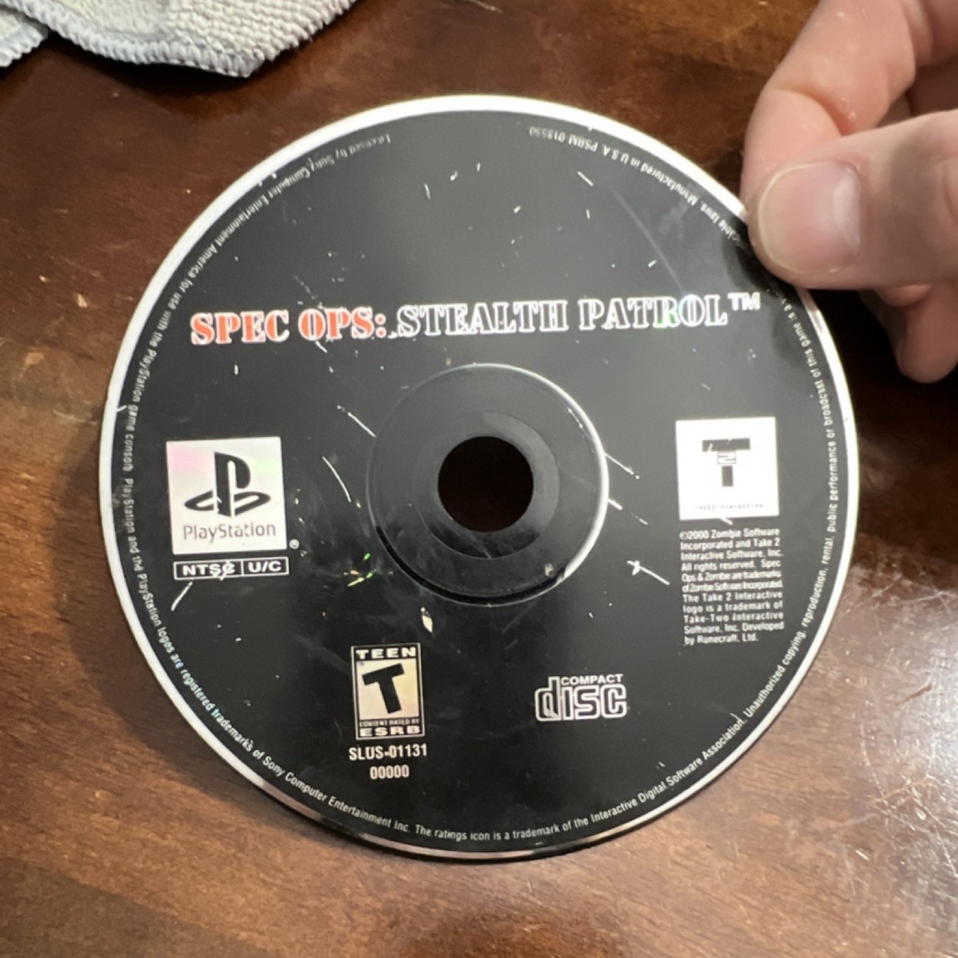 Take 2 Interactive SPEC OPS: STEALTH PATROL PlayStation 1 2000 NTSC T-Teen