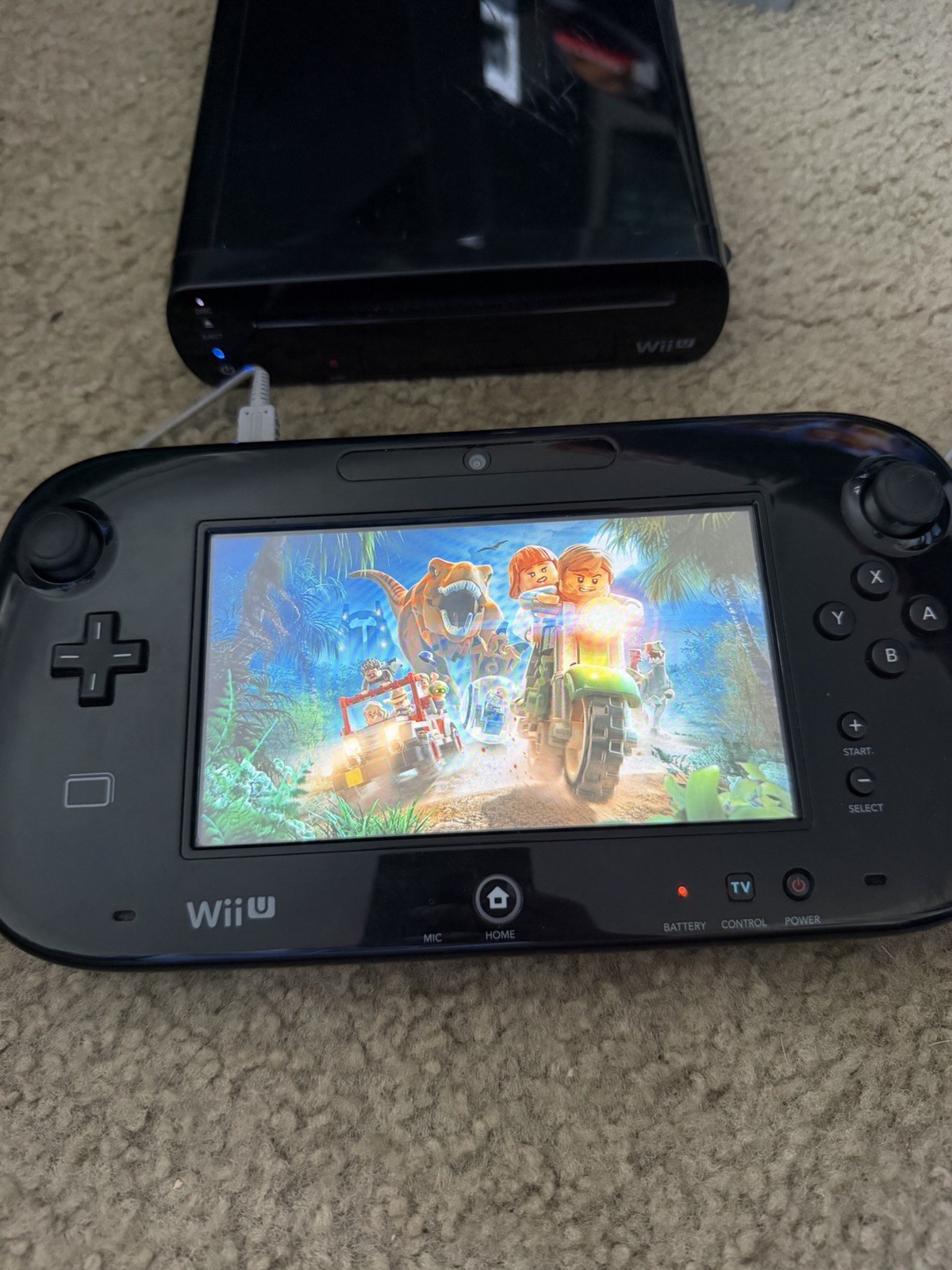Nintendo Wii U 32GB Black Console w/ GamePad – Wii Sports Club Digital Bundle